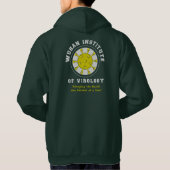 Wuhan Institute of Virology Funny Virus Hoodie (Achterkant)