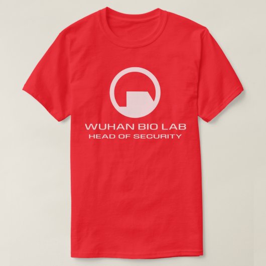 wuhan instituut voor virologie t-shirt (Design voorkant)