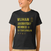 Wuhan Laboratory Virus china T-shirt (Voorkant)
