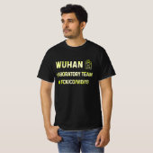 Wuhan Laboratory Virus chinese T-shirt (Voorkant volledig)