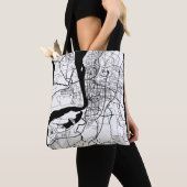 Wuhu China City Map Tote Bag (Dichtbij)