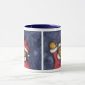 Wuivende peperkoek Man Boy Kerstman Mok (Midden)