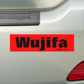 Wujifa-Bumpersticker Bumpersticker (Op auto)