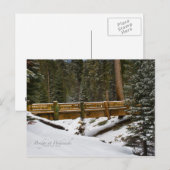 Wuksachi Bridge Briefkaart (Voorkant / Achterkant)