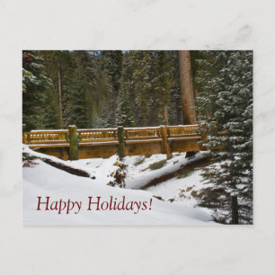 Wuksachi Bridge Holiday Briefkaart