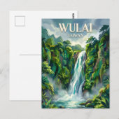 Wulai Waterval Taiwan Briefkaart (Voorkant / Achterkant)