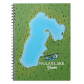Wularmeer India kaart Notitieboek (Voorkant)