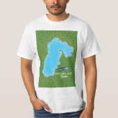 Wularmeer India kaart T-shirt (Voorkant)