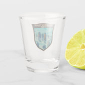 Wulingyuan Schilderachtig Gebied China Travel Art Shot Glas (Achterkant)