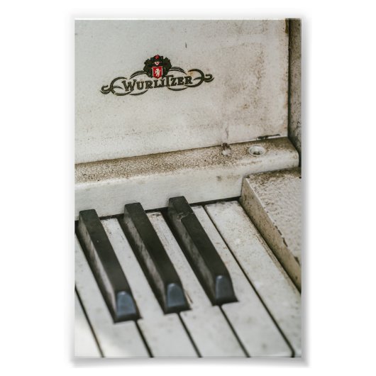 Wulitzer Electric Piano Foto Afdruk (Voorkant)