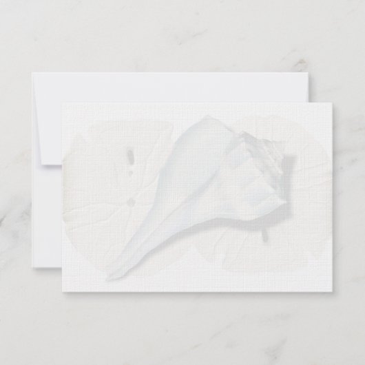 Wulk Schelp Blanco Notitiekaarten Notitiekaartje (Voorkant)