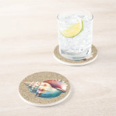 Wulk Shell-Onderzetter Zandsteen Onderzetter (Zijkant)