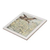 Wulp Vogel Nederlandse Victoriaanse Kunst Tegeltje (Zijkant)