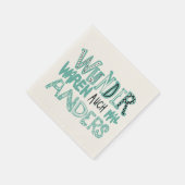 Wunder waren auch mal anders servet (Hoek)