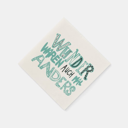 Wunder waren auch mal anders servet (Hoek)