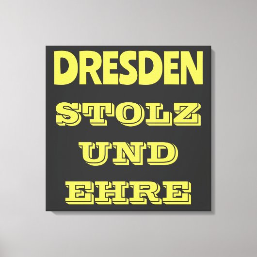 Wunderbares Design für alle Dresdner Canvas Afdruk (Voorkant)