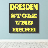 Wunderbares Design für alle Dresdner Canvas Afdruk (Insitu (Houten vloer))