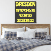 Wunderbares Design für alle Dresdner Canvas Afdruk (Insitu (Slaapkamer))