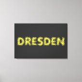 Wunderbares Design für alle Dresdner Canvas Afdruk (Voorkant)