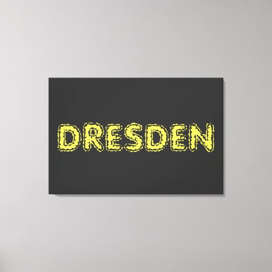 Wunderbares Design für alle Dresdner Canvas Afdruk (Voorkant)