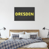 Wunderbares Design für alle Dresdner Canvas Afdruk (Insitu (Slaapkamer))