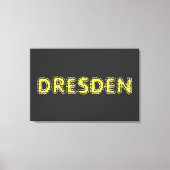 Wunderbares Design für alle Dresdner Canvas Afdruk (Voorkant)
