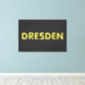 Wunderbares Design für alle Dresdner Canvas Afdruk (Insitu (Houten vloer))