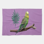 Wunderbares Wellensittich Design Theedoek (Horizontaal)