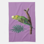 Wunderbares Wellensittich Design Theedoek (Verticaal)