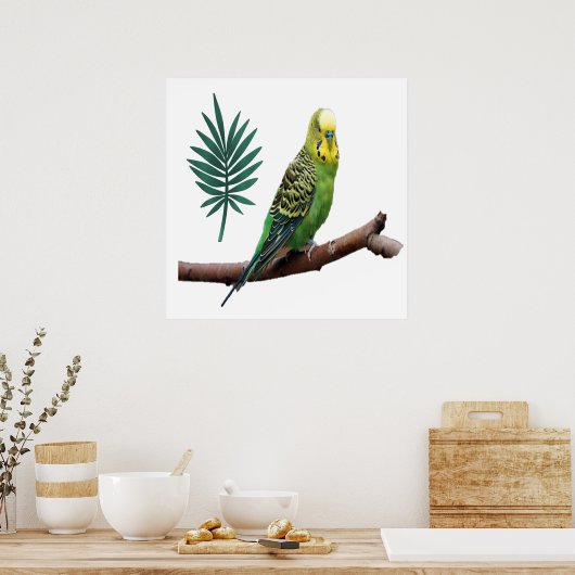 Wunderbares Wellensittich Poster (Keuken)