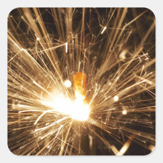 Wunderkerze Vierkante Sticker