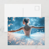 Wunderschöne Ballerina im Tutu  Briefkaart (Voorkant / Achterkant)