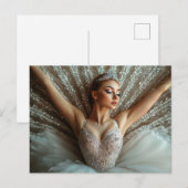 Wunderschöne Ballerina im Tutu Briefkaart (Voorkant / Achterkant)