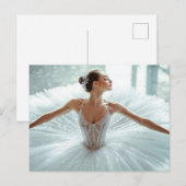 Wunderschöne Ballerina im Tutu  Briefkaart (Voorkant / Achterkant)