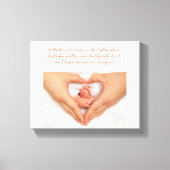 Wunderschöne Sternenkind Leinwand Canvas Afdruk (Voorkant)