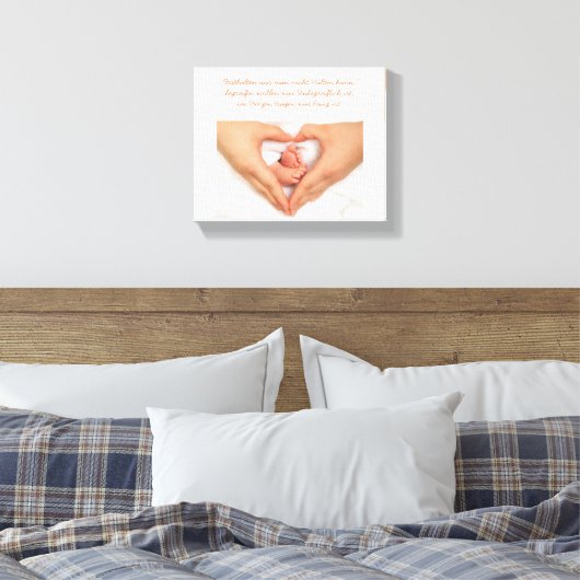 Wunderschöne Sternenkind Leinwand Canvas Afdruk (Insitu (Slaapkamer))