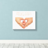 Wunderschöne Sternenkind Leinwand Canvas Afdruk (Insitu (Houten vloer))