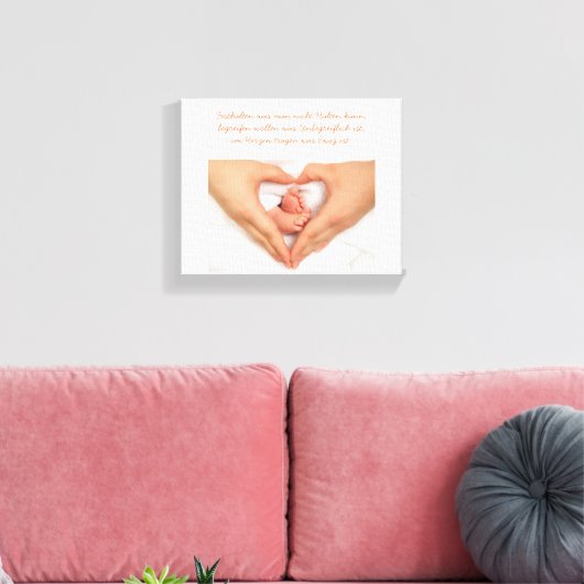 Wunderschöne Sternenkind Leinwand Canvas Afdruk (Insitu (Woonkamer))