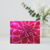 Wunderschöner pink-rosa-farbener Blütengruß Briefkaart (Staand voorkant)