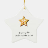 Wunderschönes Hängeornament Keramisch Ornament (Achterkant)
