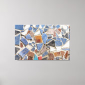Wunderschönes Mosaik für die (Lein)Wand! Canvas Afdruk (Voorkant)