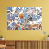 Wunderschönes Mosaik für die (Lein)Wand! Canvas Afdruk (Insitu (Woonkamer))