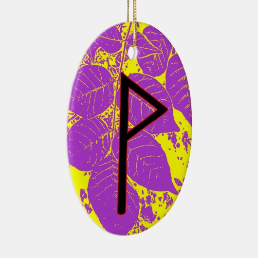 Wunjo Viking Rune Yule Ornament - Joy! (Rechts)