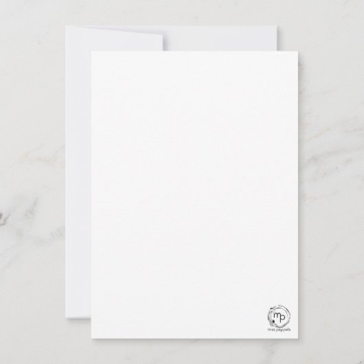 Wünsche dir eine gemütliche Adventszeit Bedankkaart (Achterkant)