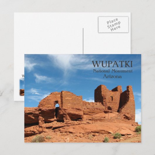 Wupatki Briefkaart! Briefkaart (Voorkant / Achterkant)