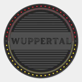 Wuppertal City Pride Embleem – Duitse identiteit Ronde Sticker
