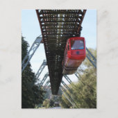 Wuppertal drijvende trein/Wuppertaler Schwebebahn Briefkaart (Voorkant)