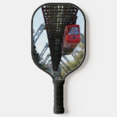 Wuppertal drijvende trein/Wuppertaler Schwebebahn Pickleball Paddle (Voorkant)