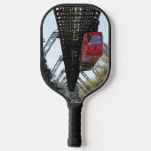 Wuppertal drijvende trein/Wuppertaler Schwebebahn Pickleball Paddle (Achterkant)