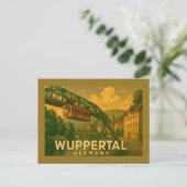 Wuppertal Duitsland Stad Kunst Briefkaart (Staand voorkant)